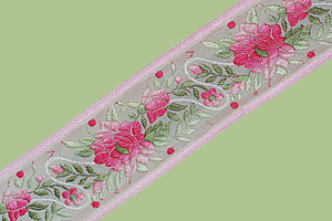 Vintage Floral Ribbon from France
