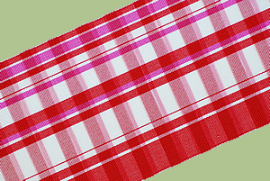 Vintage Plaid Grosgrain Ribbon 