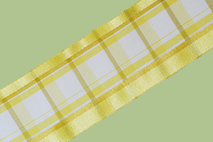 Vintage Plaid Grosgrain Ribbon 