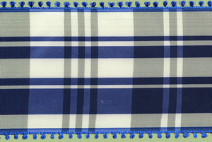 Vintage Taffeta Plaid Ribbon