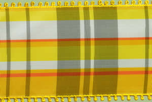 Vintage Plaid Taffeta Ribbon