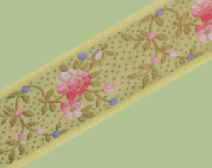 Vintage Floral Ribbon