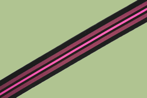 Vintage Velvet and Satin Striped Ribbon 