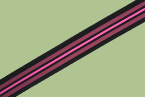 Vintage Velvet and Satin Striped Ribbon