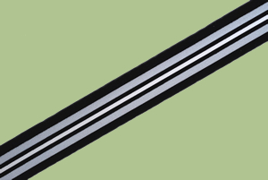 Vintage Velvet and Satin Striped Ribbon